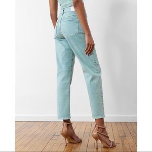 Express 0 boyfriend midrise jean light wash
